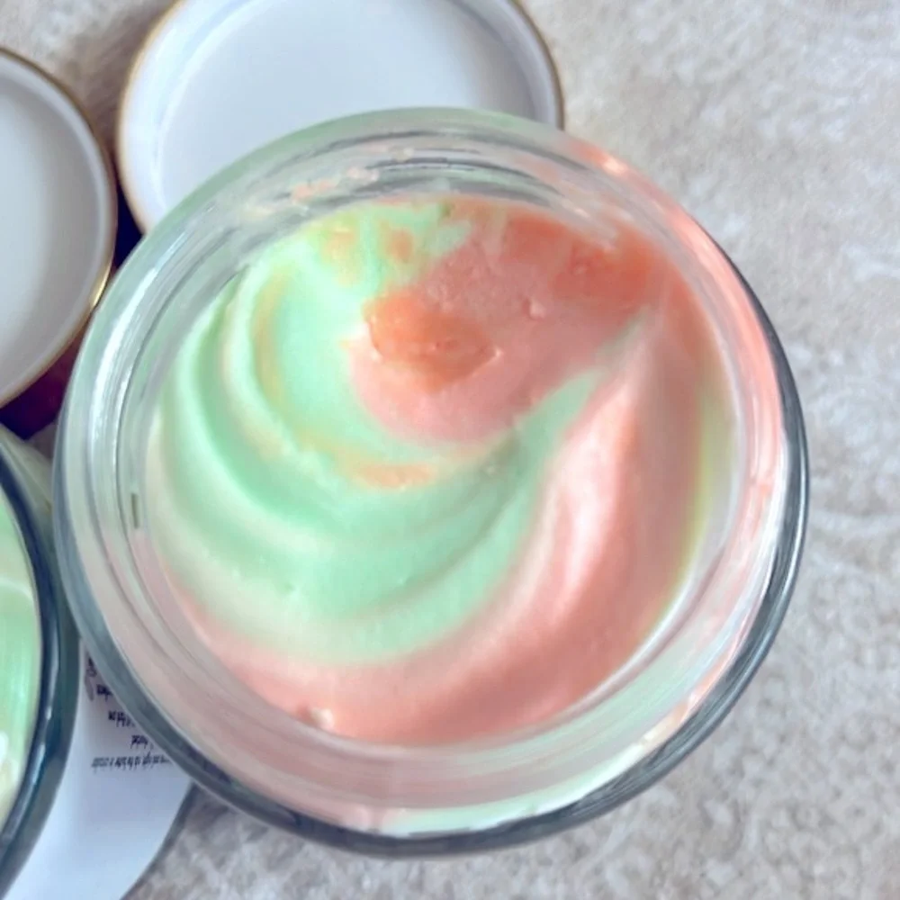 Brand New Set of 2 Truly Nice Melons Whipped Boob Butter Smooth Taut Moisturizer